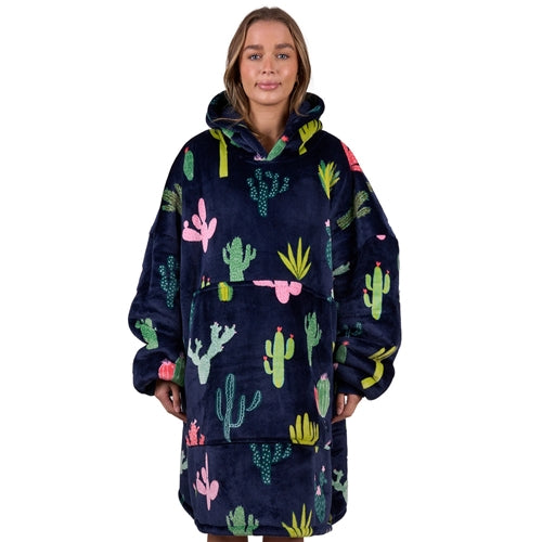 Pure Western Adults Cactus Snuggle Hoodie