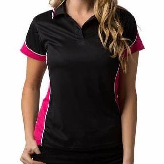 Be Seen Ladies Polo B/HP/W