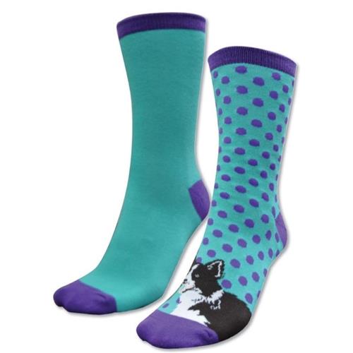 Kids Homestead Socks Twin Packs Purple/Turq