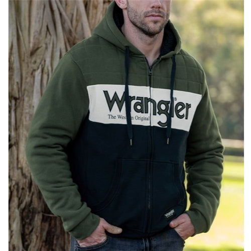 Wrangler Mens Elliot Zip up Hoodie