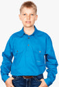 Just Country Boy Lachlan Workshirt Blue Jewel