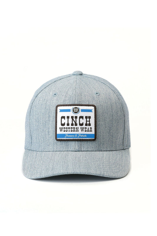 CINCH Flexfit Mens Cap - Heather Blue