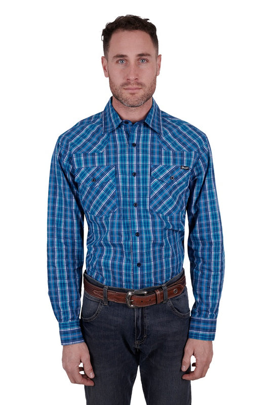 Wrangler Mens Mitchell L/S Shirt