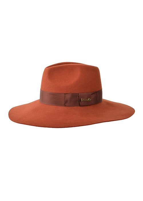 Augusta Crushable Wool Felt Hat Ochre