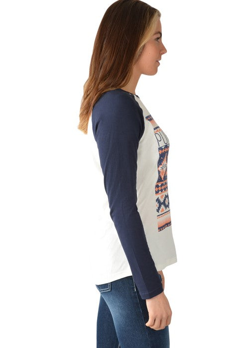 Pure Western Jolene Baseball Raglan Tee