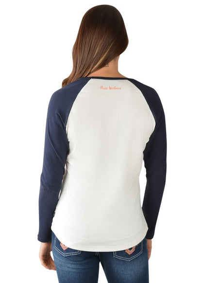 Pure Western Jolene Baseball Raglan Tee