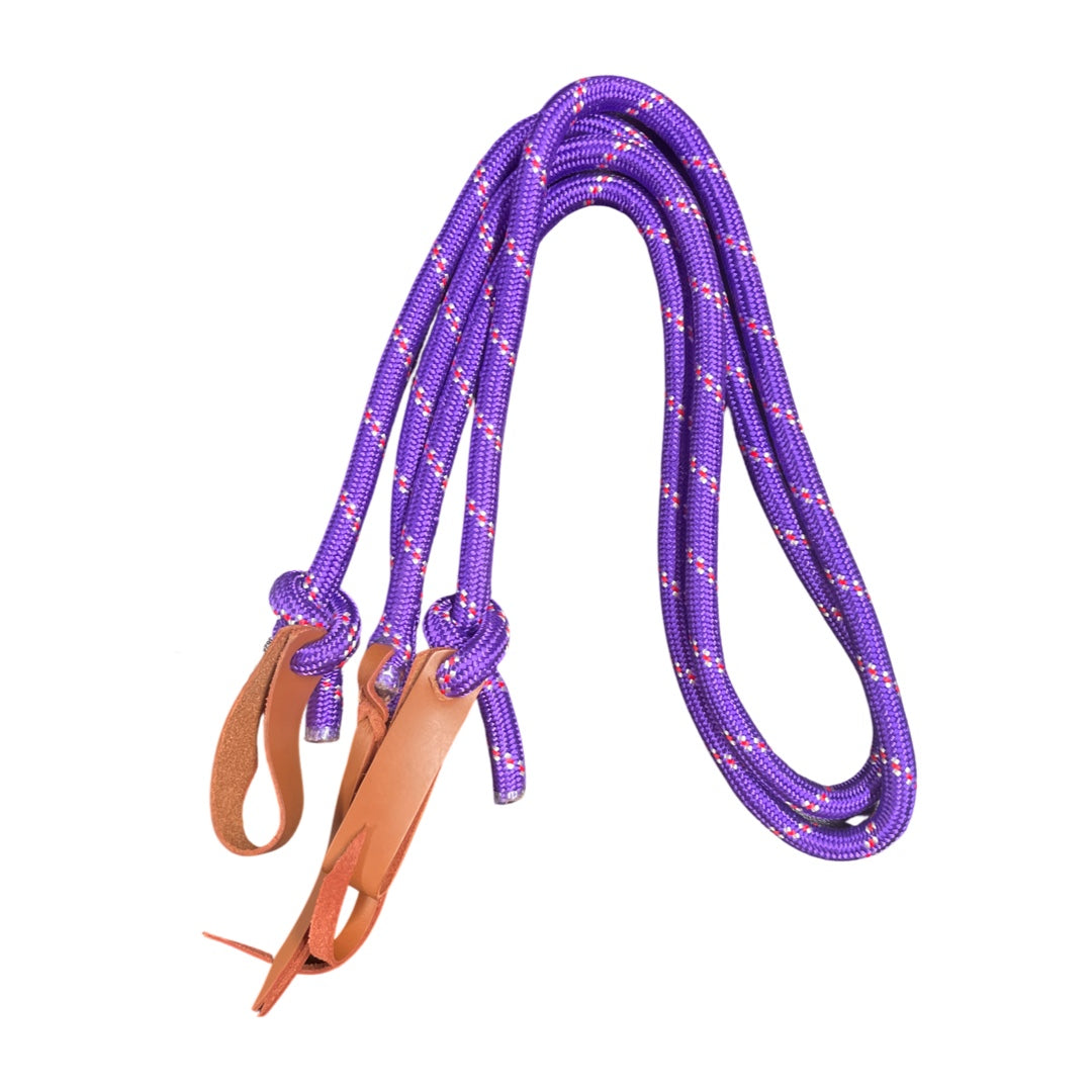 Navaho Double Split Reins Purple