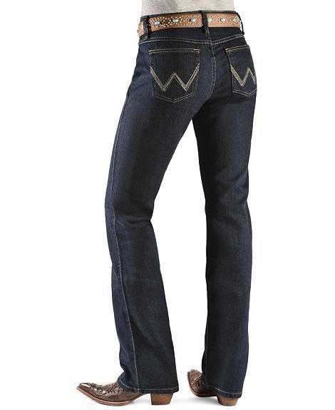 Wrangler Q Baby Ultimate Riding Jean - 34 leg Dark Dynasty