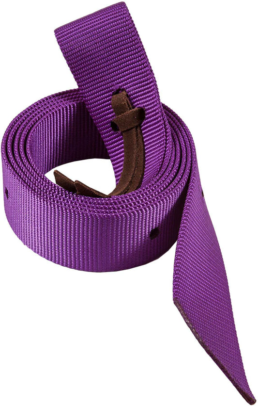 Mustang Ezy Ride Latigo Nylon Near Side Purple