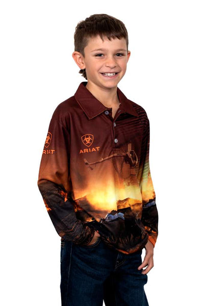 Ariat Kids Fishing Shirt Western Chopper – Limestone Clothing