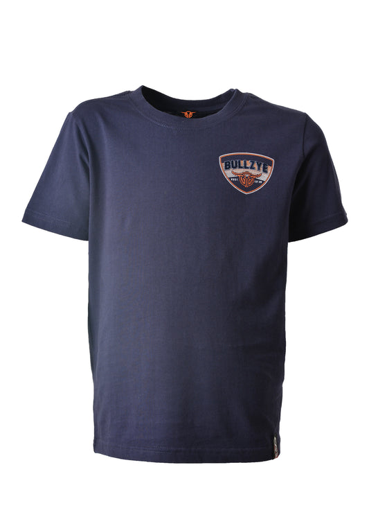 Bullzye Boys Emblem S/S Tee Navy