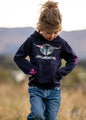 Bullzye Girls Wildflower Pullover Hoodie 50% Off Winter Sale