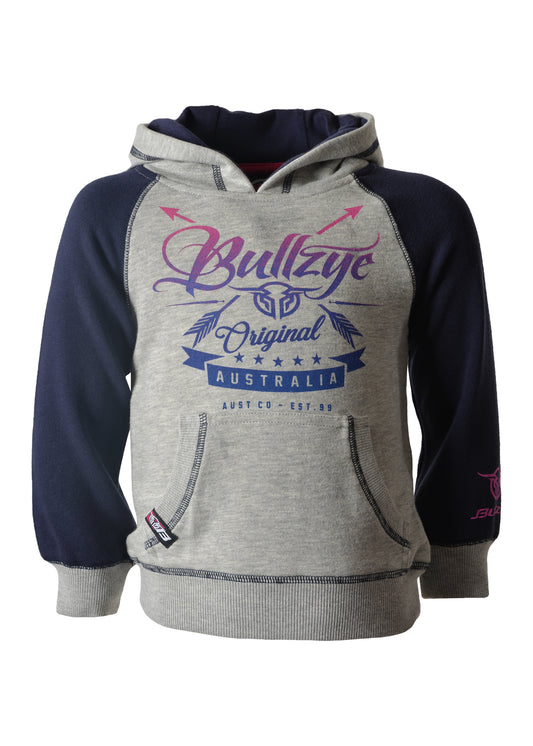 Bullzye Girls Cross Arrow Hoodie