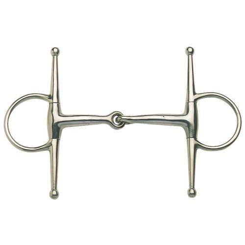 Equi-Steel SS Full Cheek Eggbutt Bit