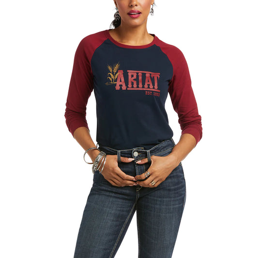 REAL Ariat Graphic Tee Dark Sapphire