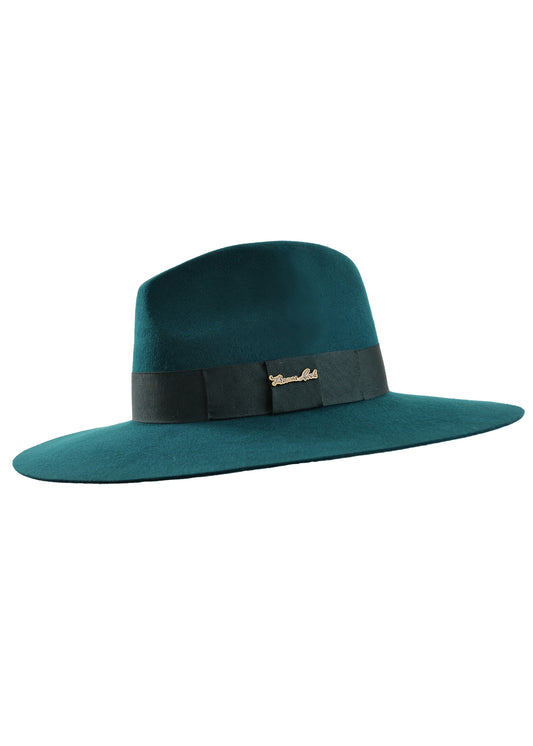 Augusta Crushable Wool Felt Hat Teal