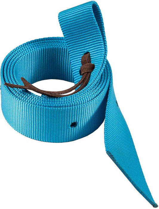 Mustang Ezy Ride Latigo Nylon Near Side Aqua