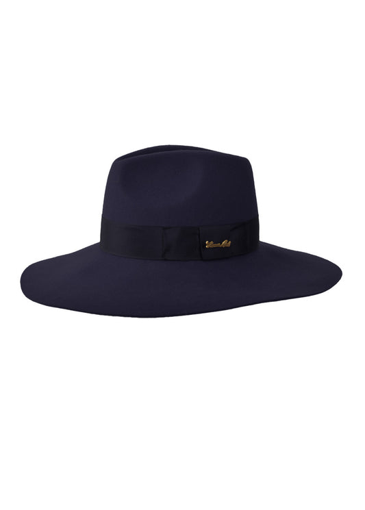 Augusta Crushable Wool Felt Hat Navy