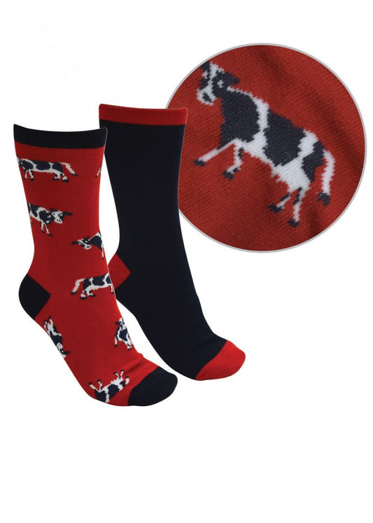 Kids Farmyard Socks Twin Packs